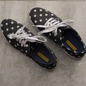 Polka dot sneakers, 2 pairs worn once
